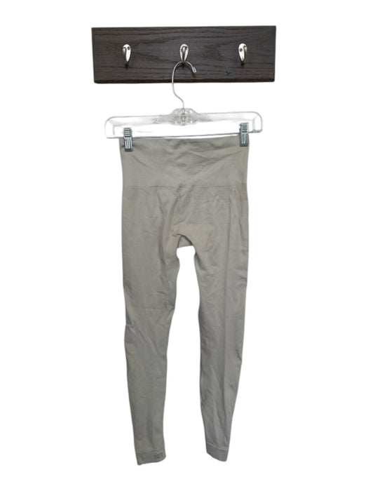 Set Active Size XS Taupe Nylon Blend High Waist Athletic Leggings Taupe / XS