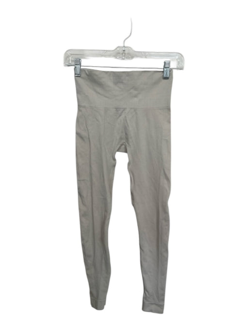 Set Active Size XS Taupe Nylon Blend High Waist Athletic Leggings Taupe / XS