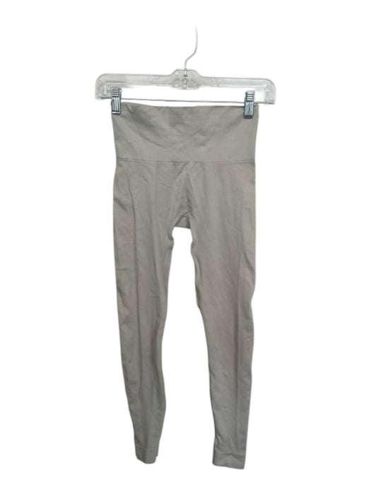 Set Active Size XS Taupe Nylon Blend High Waist Athletic Leggings Taupe / XS