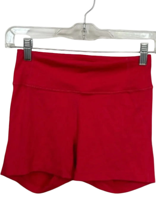 Outdoor Voices Size XS Tomato Nylon Blend Waist Band Bike Short Athletic Shorts Tomato / XS
