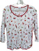 Lake Size XS White & Red Pima Cotton Long Sleeve Christmas Shorts Pajamas White & Red / XS