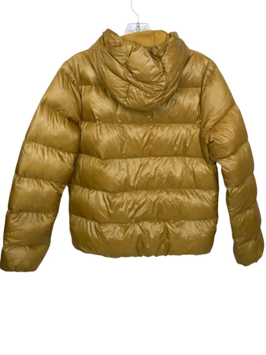 Patagonia Size S Marigold Recycled Nylon Down Fill Hood Puffer Athletic Jacket Marigold / S