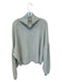 Free People Size L Blue Cashmere Turtle Neck Long Balloon Sleeve Sweater Blue / L