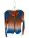 Bec & Bridge Size S Orange & Blue Acrylic Blend Long Sleeve Ombre Sweater Orange & Blue / S