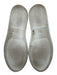 M. Gemi Shoe Size 41 Beige & Navy Leather Velcro Strap Color Block Low Top Shoes Beige & Navy / 41