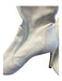 Stuart Weitzman Shoe Size 8 White Leather Pointed Toe Slip On High Heel Booties White / 8
