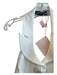 Nana Jacqueline Size XL Cream Polyester Lapel Open Back Gemstone Flare Vest Cream / XL