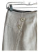 Pinko Size 6 Cream Cotton Blend Tweed Side Zip Overlap Button Detail Skirt Cream / 6