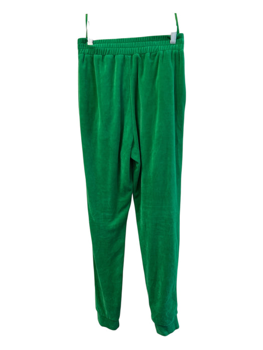 Superdown Size S Green Cotton Blend Elastic Tube Top Sweatpants Pant Set Green / S