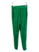 Superdown Size S Green Cotton Blend Elastic Tube Top Sweatpants Pant Set Green / S