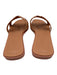 Hermes Shoe Size 36.5 Salmon Pink Leather Slide Sandals Salmon Pink / 36.5