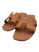 Hermes Shoe Size 36.5 Salmon Pink Leather Slide Sandals Salmon Pink / 36.5