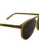 Krewe Beige Plastic Aviator Sunglasses Beige
