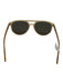 Krewe Beige Plastic Aviator Sunglasses Beige