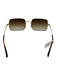 Ray Ban Gold Metal Gradient Square Sunglasses Gold