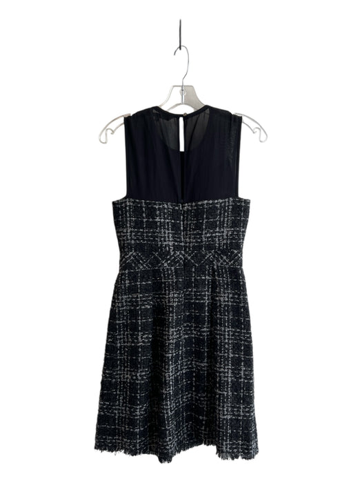 Trina Turk Size 2 Black Cotton & Wool Blend sleevless sheath dress Bow Dress Black / 2
