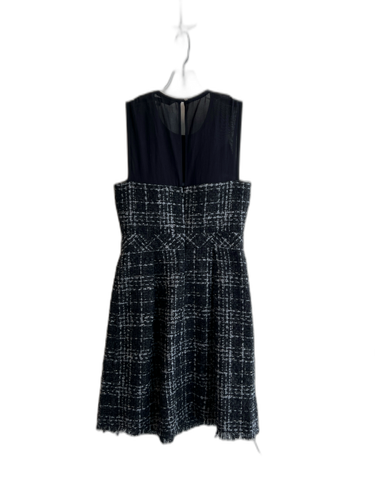 Trina Turk Size 2 Black Cotton & Wool Blend sleevless sheath dress Bow Dress Black / 2