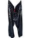 Sachin & Babi Size 20 Navy Sequin Side Zip High Waist Wide Leg Pants Navy / 20