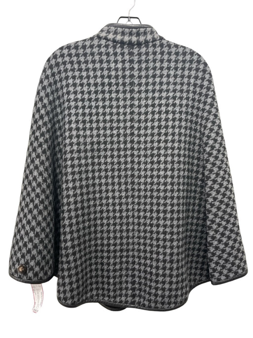 J. McLaughlin Size XS/S Gray & Black Wool & Polyester blend Houndstooth Jacket Gray & Black / XS/S