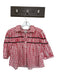 Maeve Size S Red & White Cotton Short Sleeve Striped Hearts Button Down Top Red & White / S