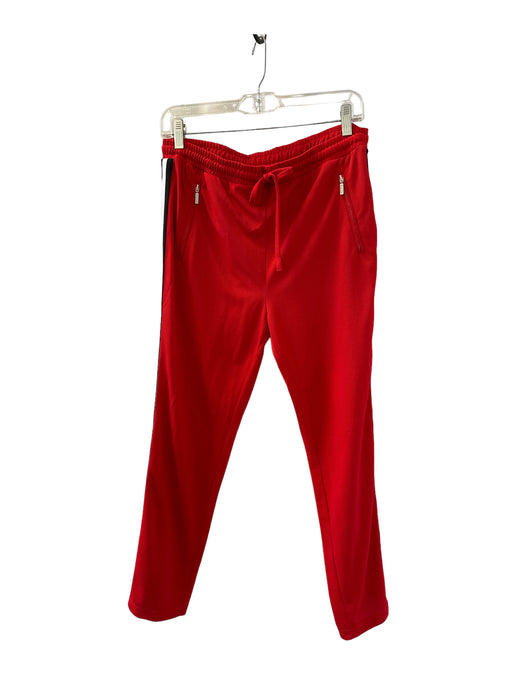 Rebecca Minkoff Size S Red, Black, White Polyester Side Stripe Athleisure Pants Red, Black, White / S