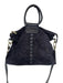 Hobo Dark Navy Suede Top Handles Crossbody Strap Zip Close Bag Dark Navy / M