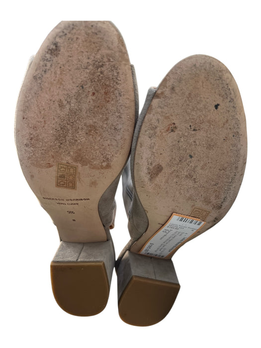 Sigerson Morrison Shoe Size 9.5 Sand Suede Peep Toe Open Heart Side Zip Boots Sand / 9.5