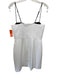 Gianni Bini Size 4 White & Black Polyester Back Zip Cupped Color Block Dress White & Black / 4