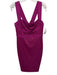 Robert Rodriguez Size 8 Magenta Pink Acrylic Blend Back Zip Pintuck Detail Dress Magenta Pink / 8