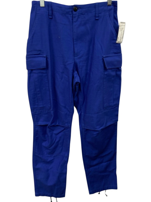 Rag & Bone Size 4 Blue Cotton Zip & Button Patch Pockets Pants Blue / 4