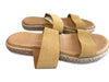 Matisse Shoe Size 10 Gold Suede Round Toe Flat Double Strap Flat Shoes Gold / 10