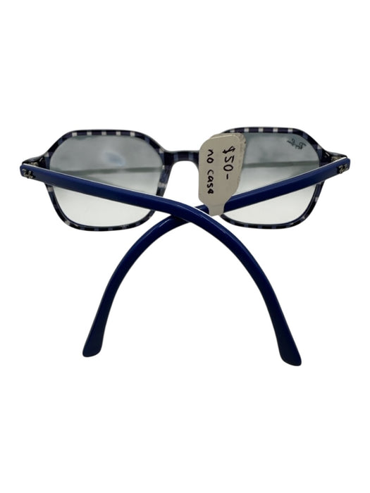 Ray Ban Blue Acetate Gradient Lens Square Lens Sunglasses Blue