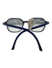 Ray Ban Blue Acetate Gradient Lens Square Lens Sunglasses Blue