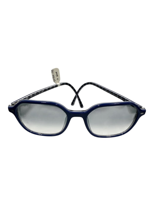 Ray Ban Blue Acetate Gradient Lens Square Lens Sunglasses Blue