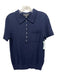 Banana Republic Size M Navy Blue Cashmere Blend Collared Chest Pocket Polo Top Navy Blue / M