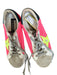 Golden Goose Shoe Size 37 Hot Pink & Yellow Leather Mesh Athletic Sneakers Hot Pink & Yellow / 37