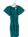 Ulla Johnson Size 4 Teal Cotton Batwing Pleated Maxi Back Zip Dress Teal / 4