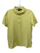 Boss Size Est S Yellow Cotton Solid Polo Men's Short Sleeve Yellow / Est S
