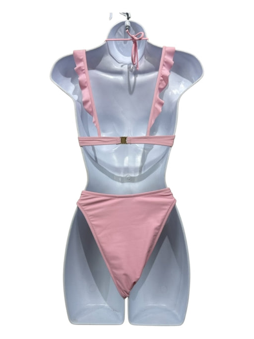 Shani Shemer Size XS Pink Nylon Ruffle Detail Swimsuit Pink / XS