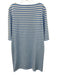Saint James Size 12 Blue & White Polyamide & Elastane Scoop Neck Dress Blue & White / 12