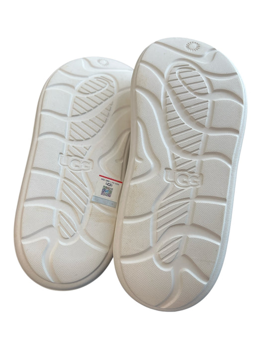 Ugg Shoe Size 10 White Rubber Slingbacks Open Toe Velcro closure Slide Shoes White / 10