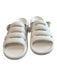 Ugg Shoe Size 10 White Rubber Slingbacks Open Toe Velcro closure Slide Shoes White / 10