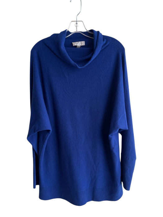 Nordstrom Collection Size XL Royal Blue Cashmere Turtle Neck Long Sleeve Sweater Royal Blue / XL