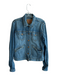 Levis Size Large Med Dark Wash Cotton Contrast Stitch 4 Pocket Jacket Med Dark Wash / Large