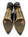 Dolce & Gabbana Shoe Size 37.5 Black Patent Leather Pointed Toe Slingbacks Pumps Black / 37.5