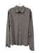 Vuori Size XL Gray Polyester Solid Button Down Men's Long Sleeve Shirt Gray / XL
