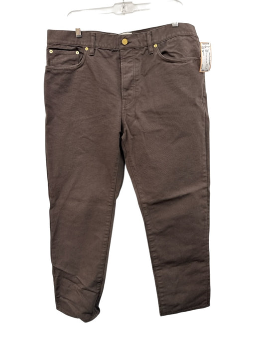 Sid Mashburn Size 38 Brown Cotton Solid Jean Men's Pants Brown / 38