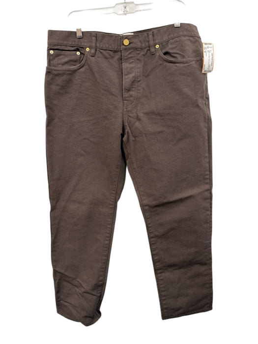 Sid Mashburn Size 38 Brown Cotton Solid Jean Men's Pants Brown / 38