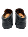 Bally Shoe Size 10 AS IS Black & White Leather Solid Loafer Men's Shoes Black & White / 10