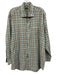 Sid Mashburn Size XL Green & Multi Cotton Plaid Button Down Long Sleeve Shirt Green & Multi / XL